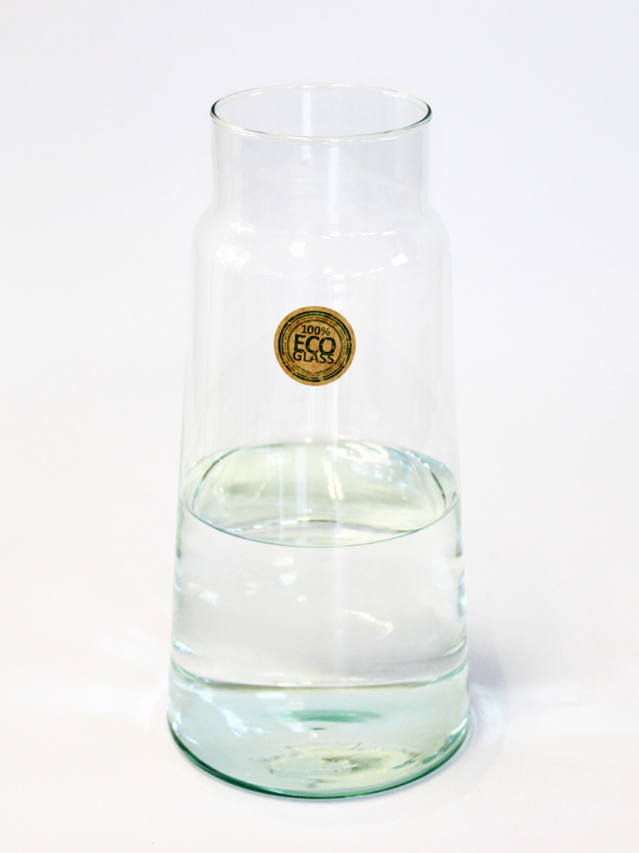Glasvaas Cynthia | Eco Medium | voor 10-20 rozen 1 Glasvaas Cynthia | Eco Medium | voor 10-20 rozen
