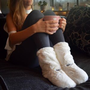 Magnetron Sloffen Wit - Hot Bootz Laarzen - Lavendelgeur