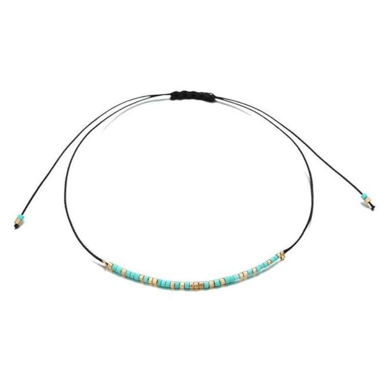 Kralen Armbandje Bohemian stijl - Blauw 1 Kralen Armbandje Bohemian stijl - Blauw