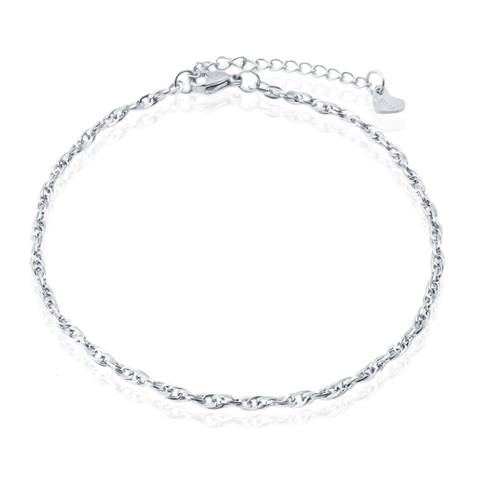 LGT JWLS Enkelband Singapore Zilver - 3mm 1 LGT JWLS Enkelband Singapore Zilver - 3mm