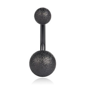 LGT JWLS Navelpiercing Matte afwerking - Zwart