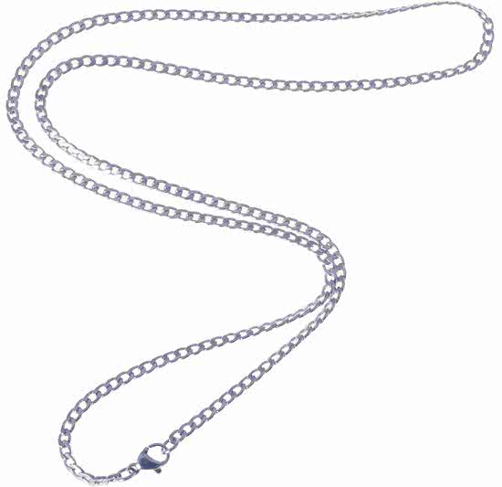 LGT Jewels Cubaanse koord ketting Zilver Gourmet Schakel 3mm-50cm 1 LGT Jewels Cubaanse koord ketting Zilver Gourmet Schakel 3mm-50cm