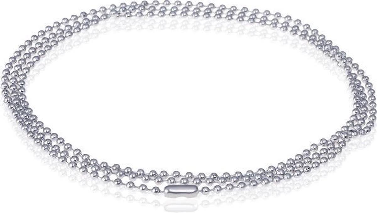 LGT Jewels Dogtag ketting Edelstaal 2mm-60cm