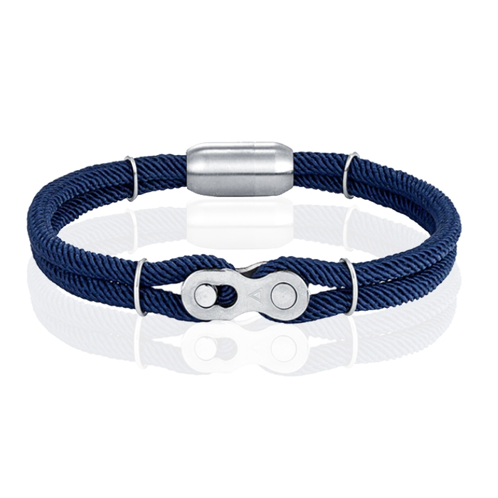LGT JWLS Armband - Locomotief Blauw-21cm 1 LGT JWLS Armband - Locomotief Blauw-21cm