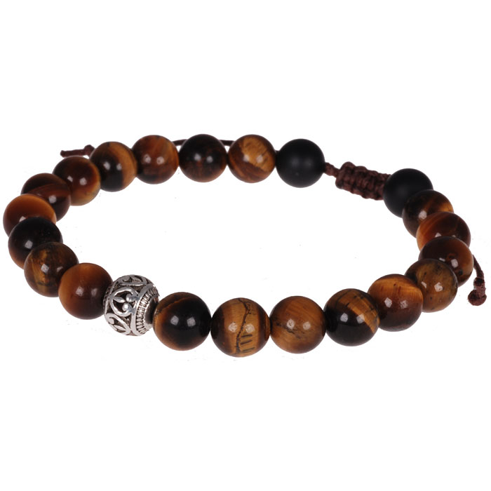 Memphis armband Tigereye Tibetaanse kraal 1 Memphis armband Tigereye Tibetaanse kraal