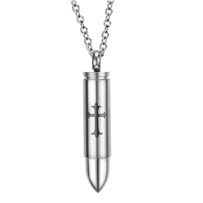 Mendes kettinghanger Edelstaal Bullet Cross 1 Mendes kettinghanger Edelstaal Bullet Cross