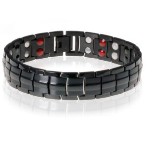 Mendes magnetische armband Edelstaal Zwart