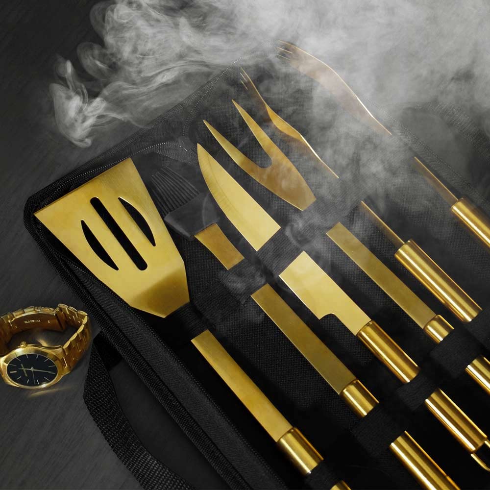 Gouden BBQ Tools - Millionaire BBQ Tools 1 Gouden BBQ Tools - Millionaire BBQ Tools