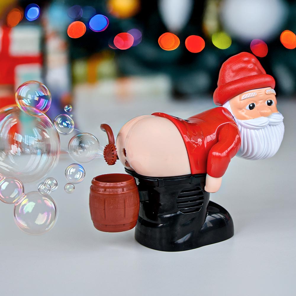 Santa Bubble Blower - Kerstman Bellenblaasmachine 1 Santa Bubble Blower - Kerstman Bellenblaasmachine