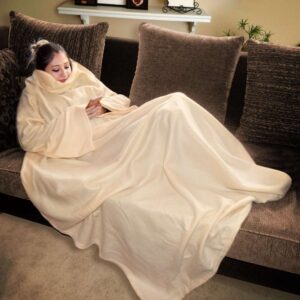 Deken met mouwen - Beige