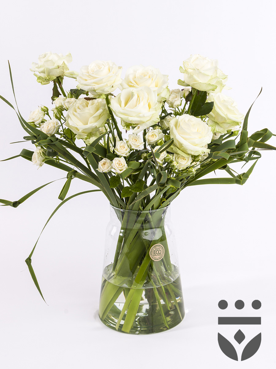 Wit centerpiece - Goud | Medium 1 Wit centerpiece - Goud | Medium