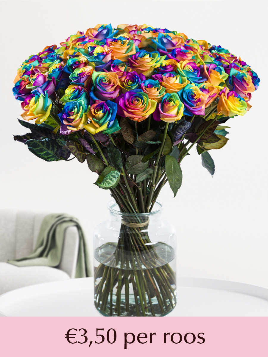50 t/m 99 regenboog rozen - XL rozen 1 50 t/m 99 regenboog rozen - XL rozen