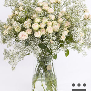 Pastel centerpiece - Zilver | Large