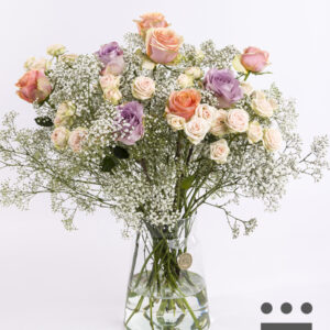 Pastel plus centerpiece - Zilver | Medium