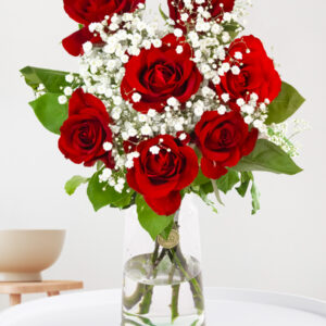 Rood geluksboeket - 7 rozen - EverRed