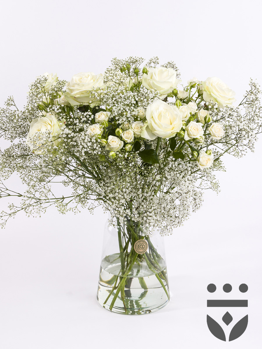 Wit centerpiece - Zilver | Medium 1 Wit centerpiece - Zilver | Medium