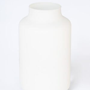 Witte glasvaas Vanessa | voor 10-20 rozen