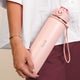 Gepersonaliseerde Bloom Waterfles - Stainless Steel - Soft Pink