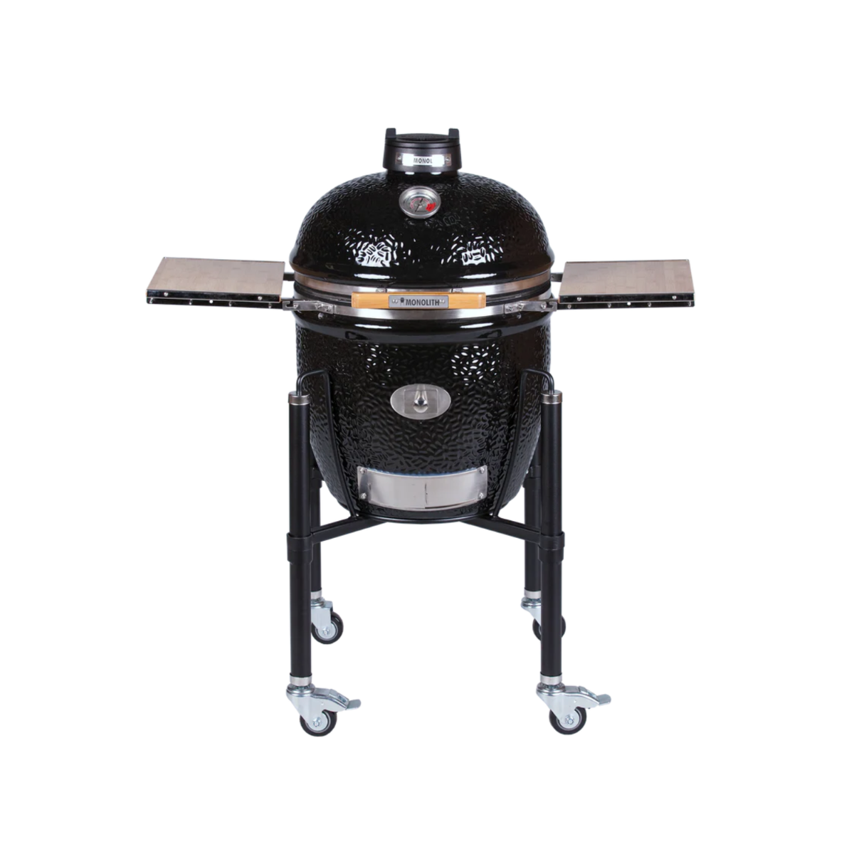 MONOLITH CLASSIC PRO-Serie 2.0 - BLACK incl. onderstel & zijtafels, PRO-Serie SMART GRID Rooster Systeem, PRO-Serie firebox, chip-feeder-system & pelletschuif, kolenmand met scheider, barbecueroosterheffer 1 MONOLITH CLASSIC PRO-Serie 2.0 - BLACK incl. onderstel & zijtafels, PRO-Serie SMART GRID Rooster Systeem, PRO-Serie firebox, chip-feeder-system & pelletschuif, kolenmand met scheider, barbecueroosterheffer
