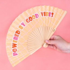 Powered by good vibes waaier