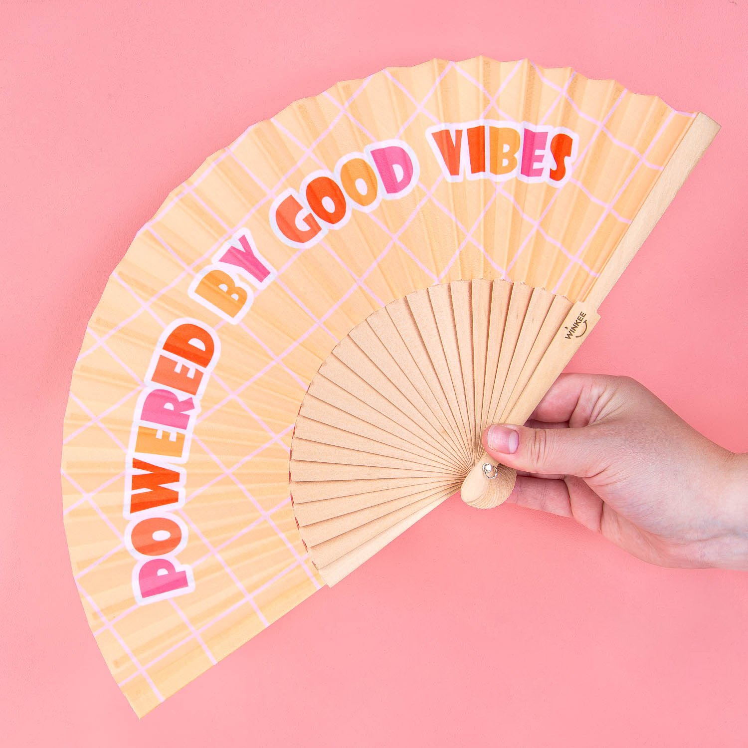Powered by good vibes waaier 1 Powered by good vibes waaier