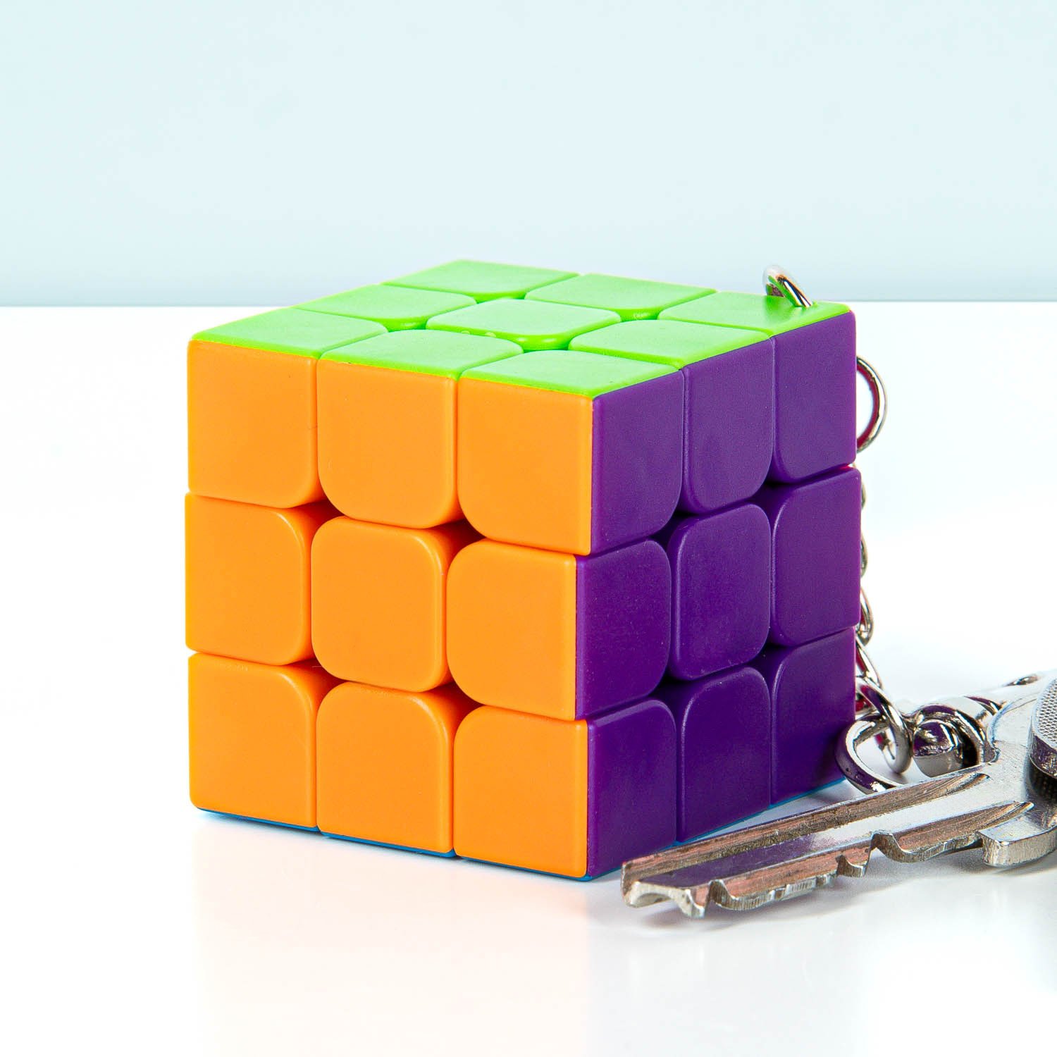 Mini magic cube sleutelhanger 1 Mini magic cube sleutelhanger
