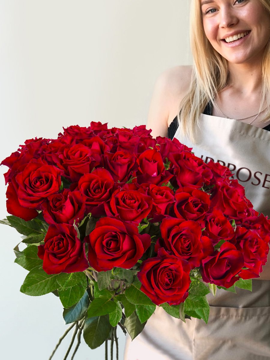 30 rode rozen - XL rozen - EverRed 1 30 rode rozen - XL rozen - EverRed