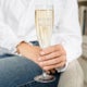Gepersonaliseerd kunststof champagneglas - Gegraveerd