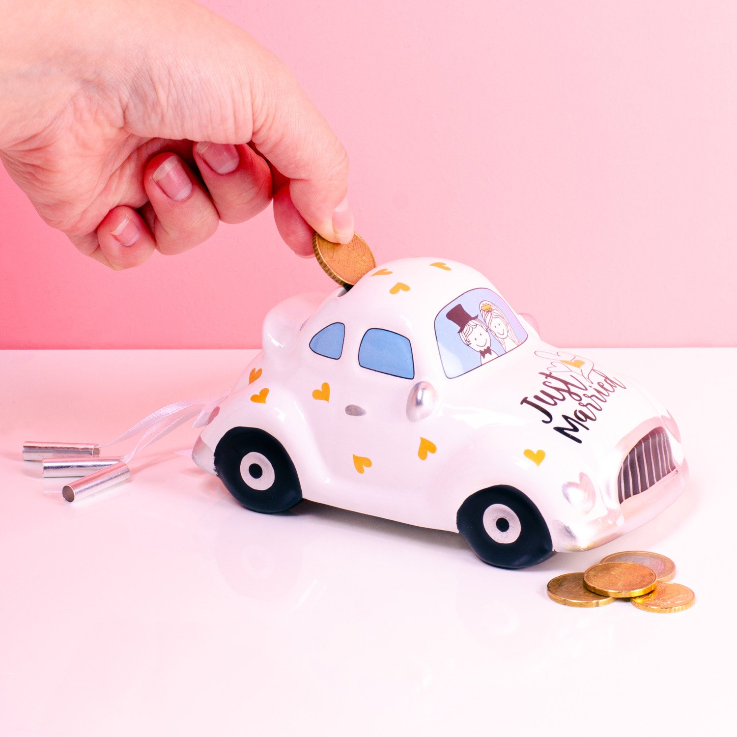 Just Married auto spaarpot 1 Just Married auto spaarpot