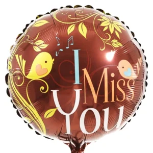I miss you ballon