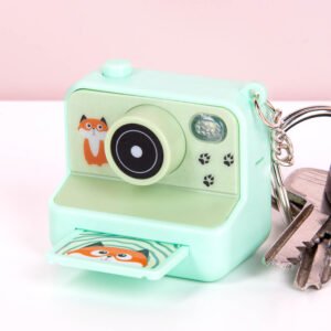 Instant camera sleutelhanger met foto