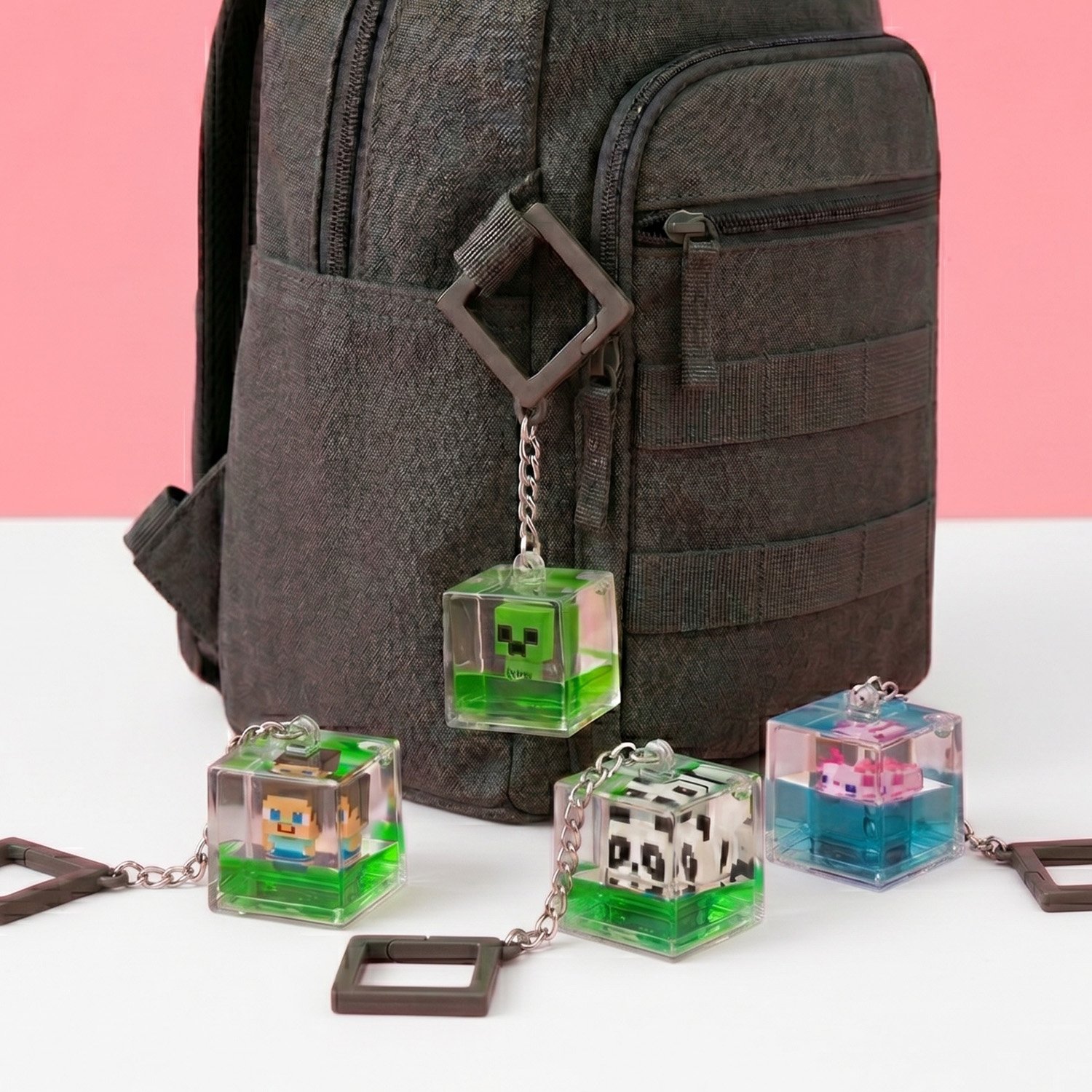 Minecraft Vierkante backpack buddy (één stuk) 1 Minecraft Vierkante backpack buddy (één stuk)