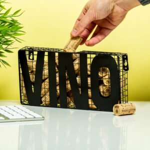 Metal cork collector Vino