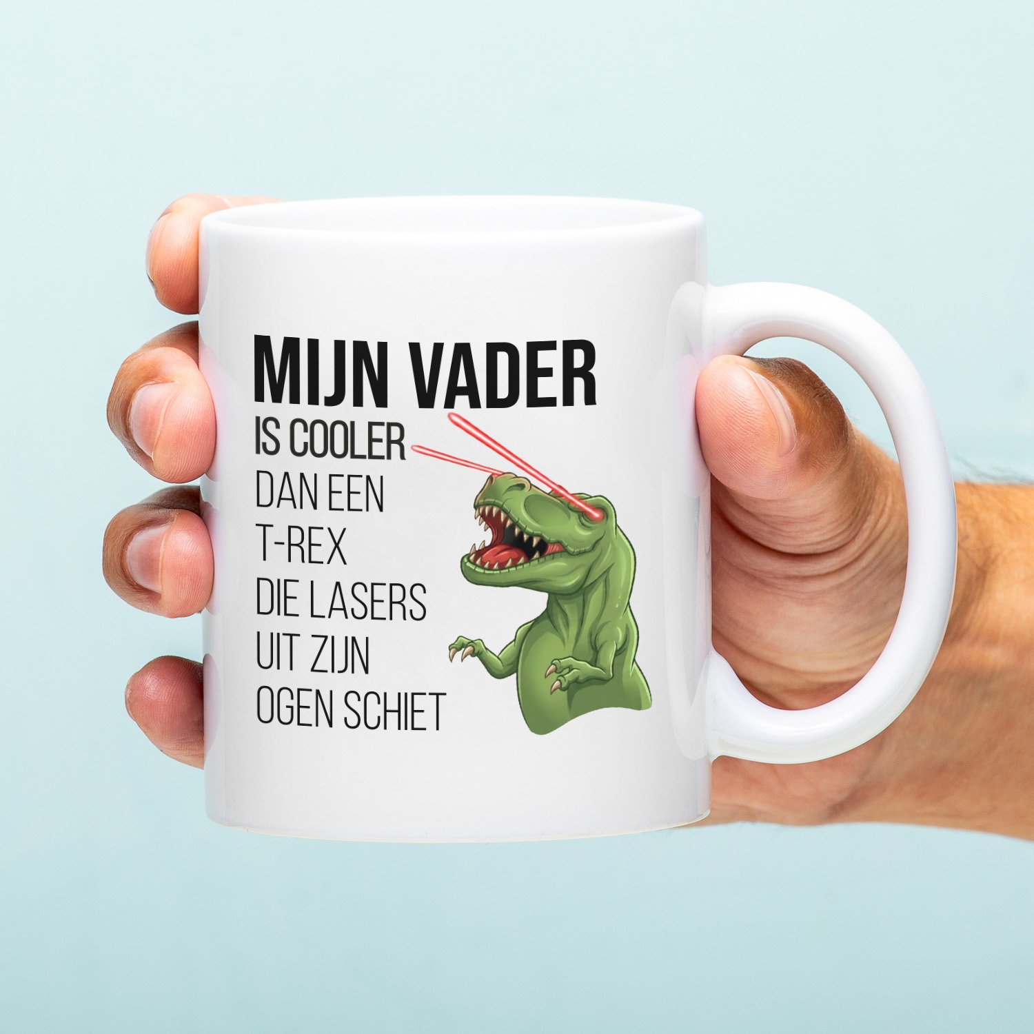 Mok Mijn vader cooler dan een T-Rex 1 Mok Mijn vader cooler dan een T-Rex