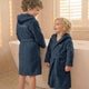 Kinderbadjas met naam - Blauw - 2/4 jaar