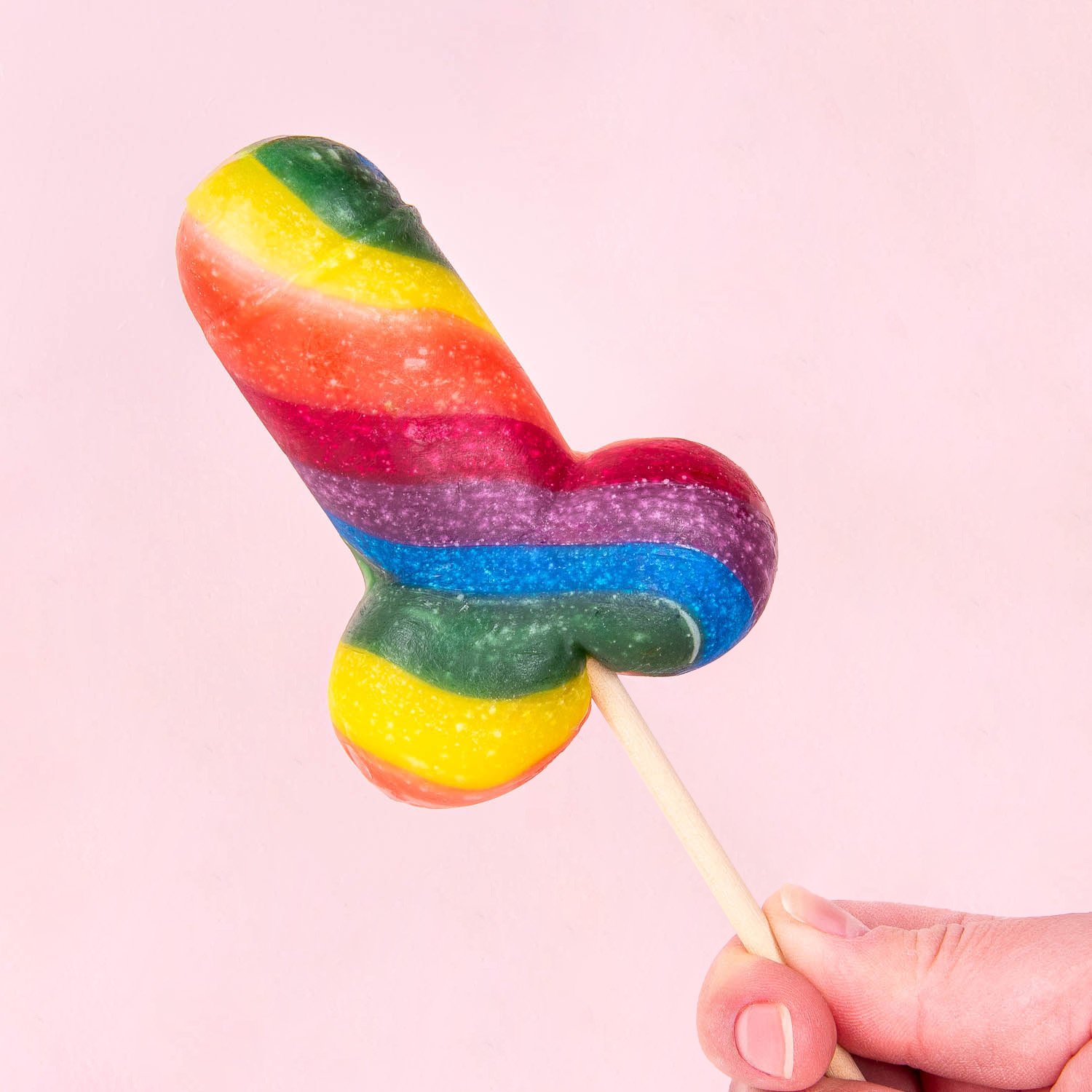 Regenboog Pride lolly 1 Regenboog Pride lolly