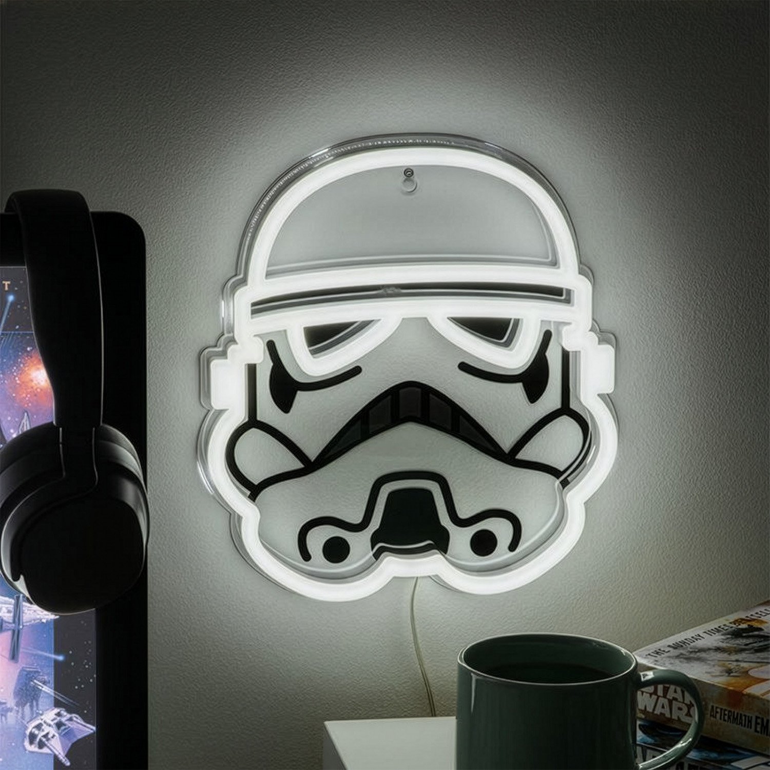 Star Wars Stormtrooper neon muurlamp 1 Star Wars Stormtrooper neon muurlamp