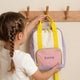 Gepersonaliseerde kinderrugzak - Geborduurd - Roze