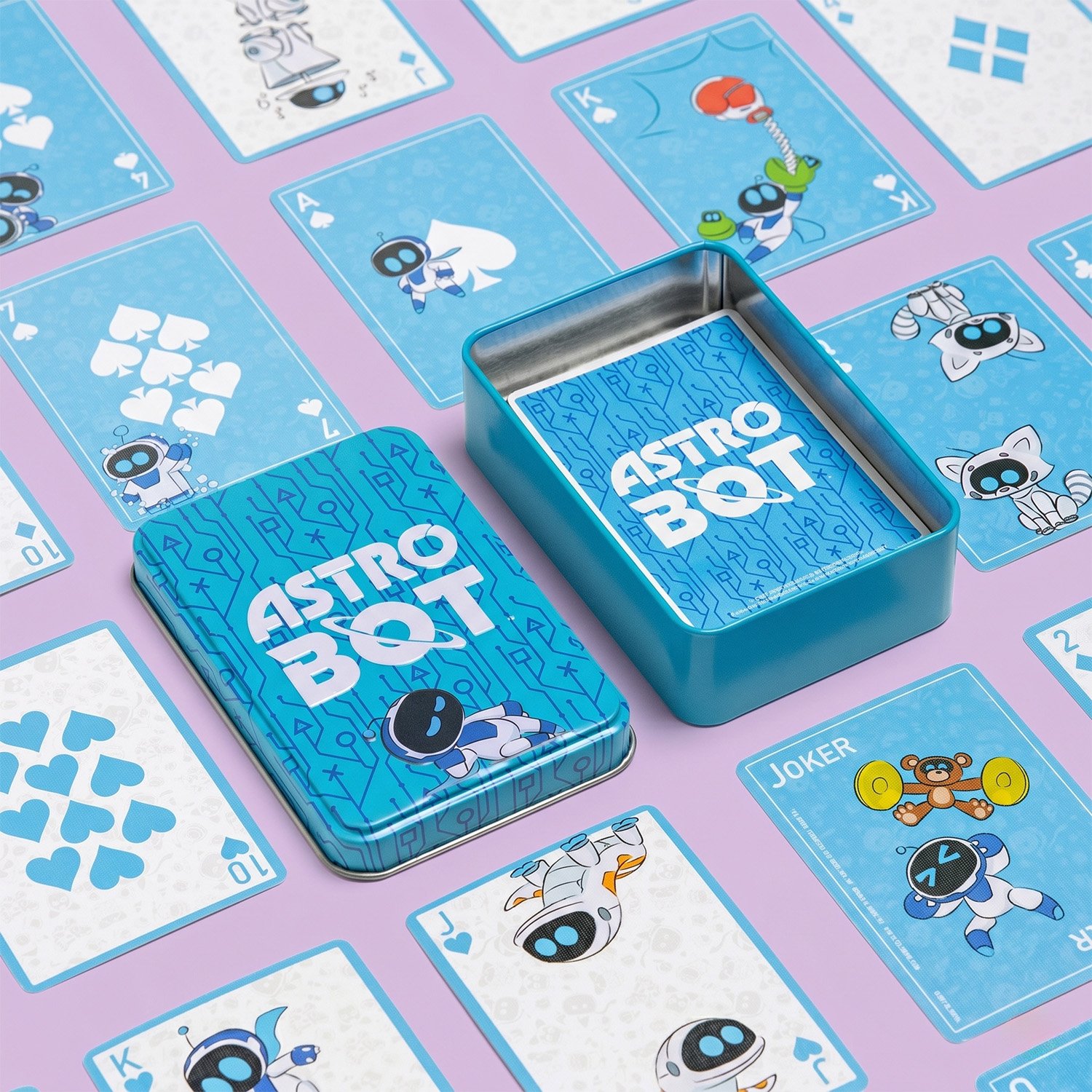 Astro Bot kaartspel in blikje 1 Astro Bot kaartspel in blikje