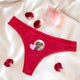 String met foto - Rood - M