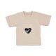 Baby shirt bedrukken - Korte mouw - Beige - 62/68