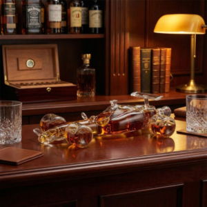 Racing Car Decanter Set - 400ml - Whisky Karaf - 30x19x6 cm