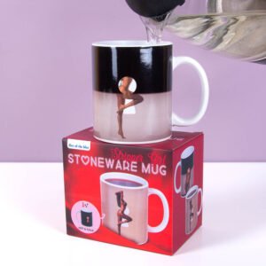 Warmtegevoelige mok met stripper