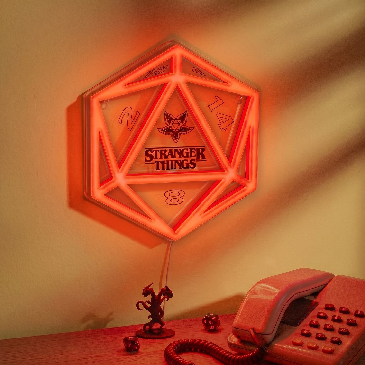 Stranger Things D20 neon muurlamp 1 Stranger Things D20 neon muurlamp