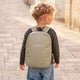 Gepersonaliseerde kinderrugzak - geborduurd - Taupe - Puffy style
