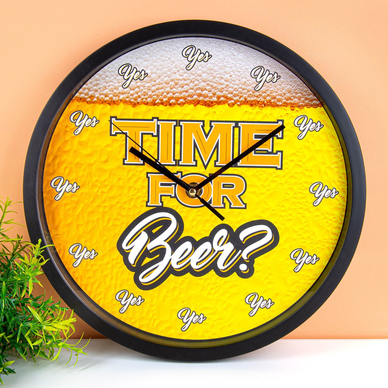 Wandklok Time for Beer 1 Wandklok Time for Beer