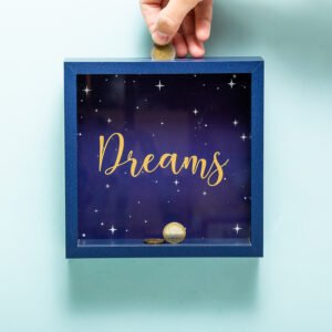 Houten spaarpot - Dreams