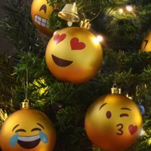Emoji Kerstballen