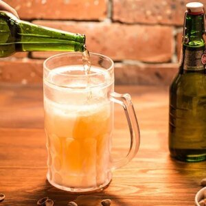 Bevroren Bierglas