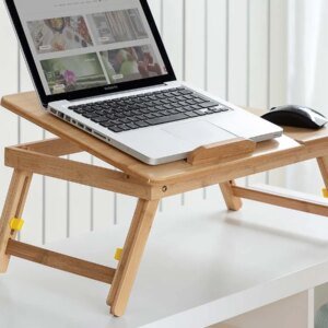 Verstelbare Laptoptafel Bamboe
